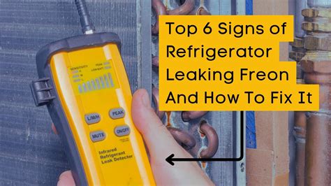 freon leak freezer|HOW TO DIAGNOSE A REFRIGERANT LEAK IN。